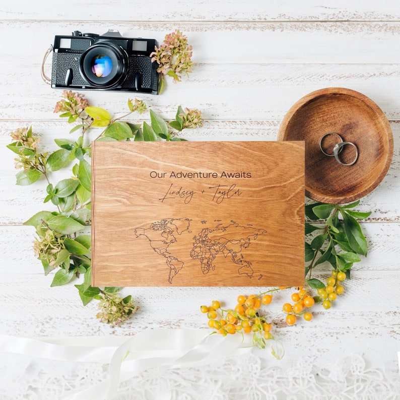 Adventure Book Scrapbook Couples Gift for Boyfriend